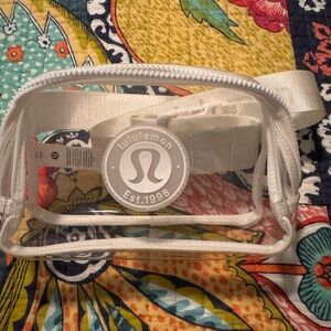 lululemon athletica Everywhere Belt Bag 1L Clear and White/Vapor